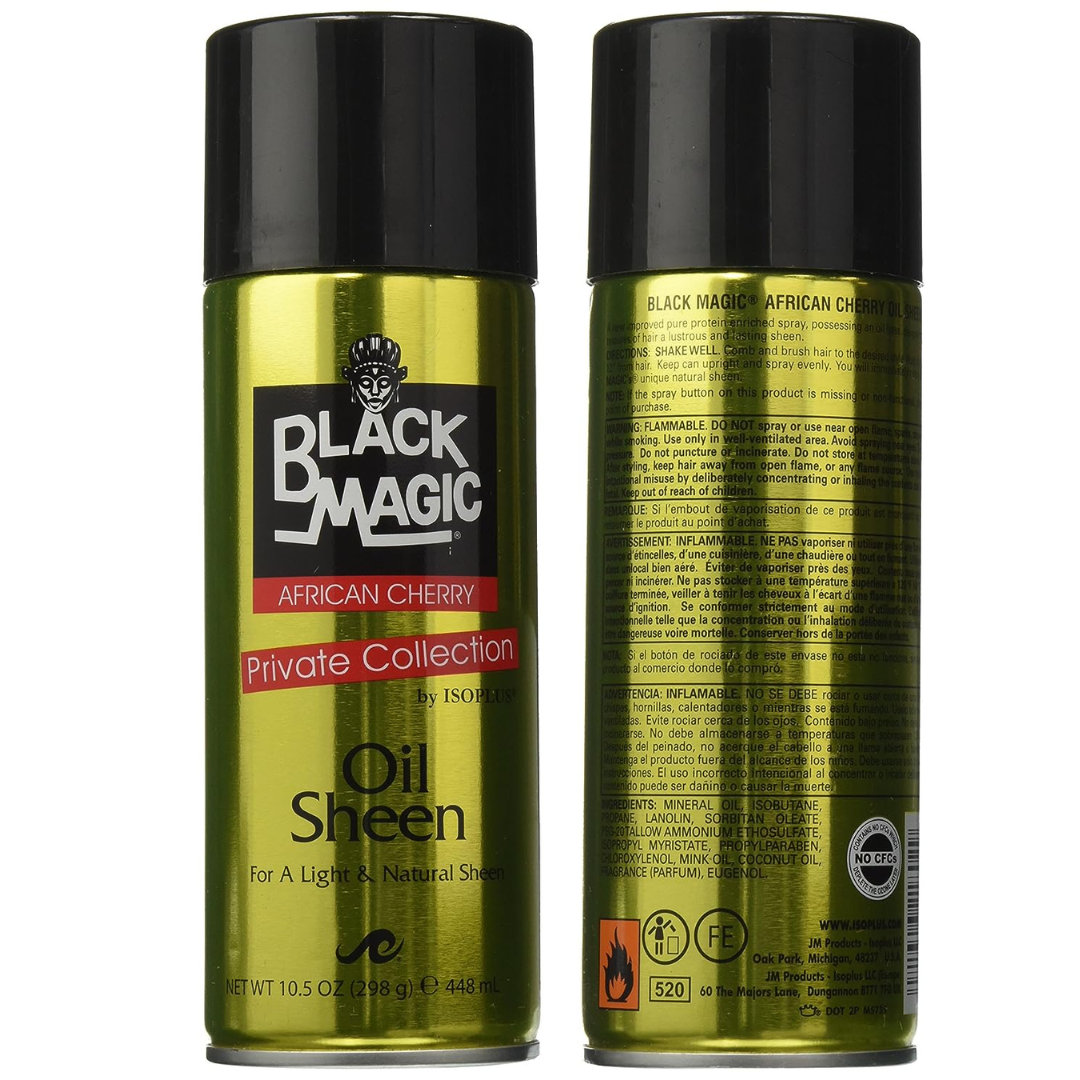 Black Magic African Cherry Oil Sheen 10.5 oz.