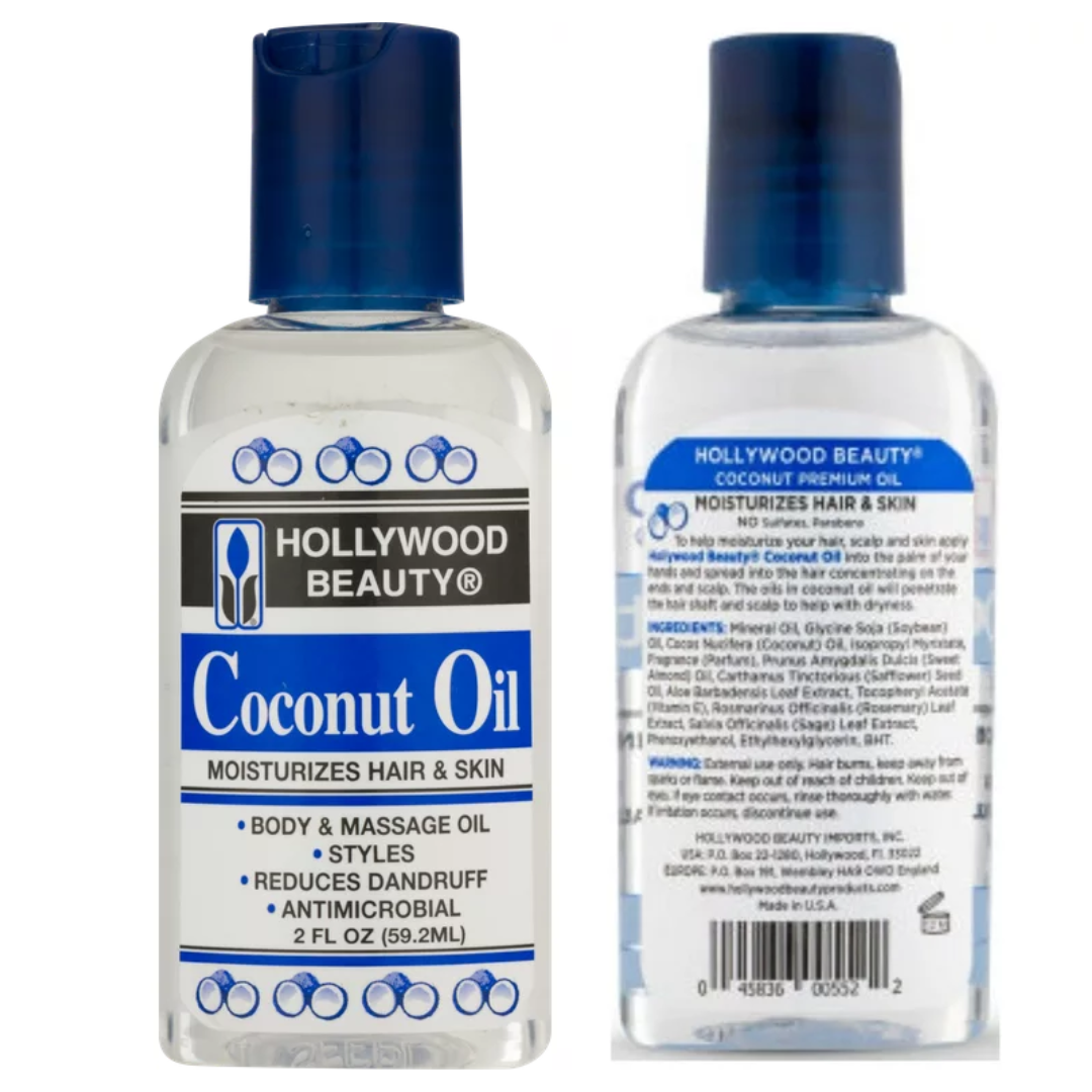 Hollywood Beauty - Coconut Hair Oil, 2 fl oz