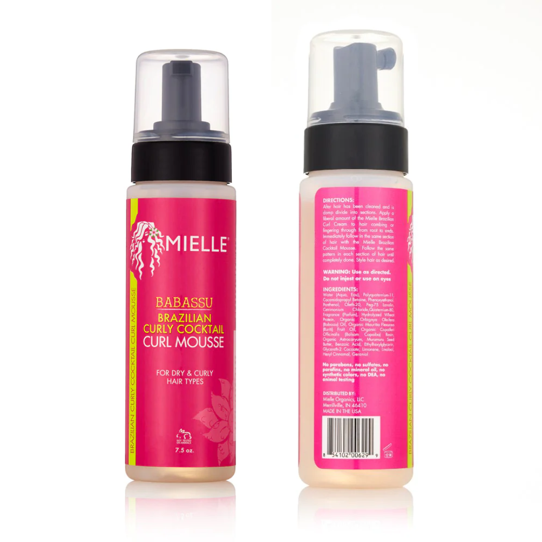 Amielle, Brazilian Curly Cocktail Curl Mousse 7.5 oz