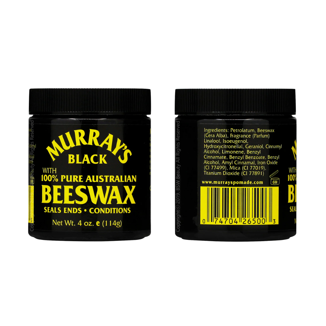 Black 100% PURE AUSTRALIAN BEESWAX 4oz