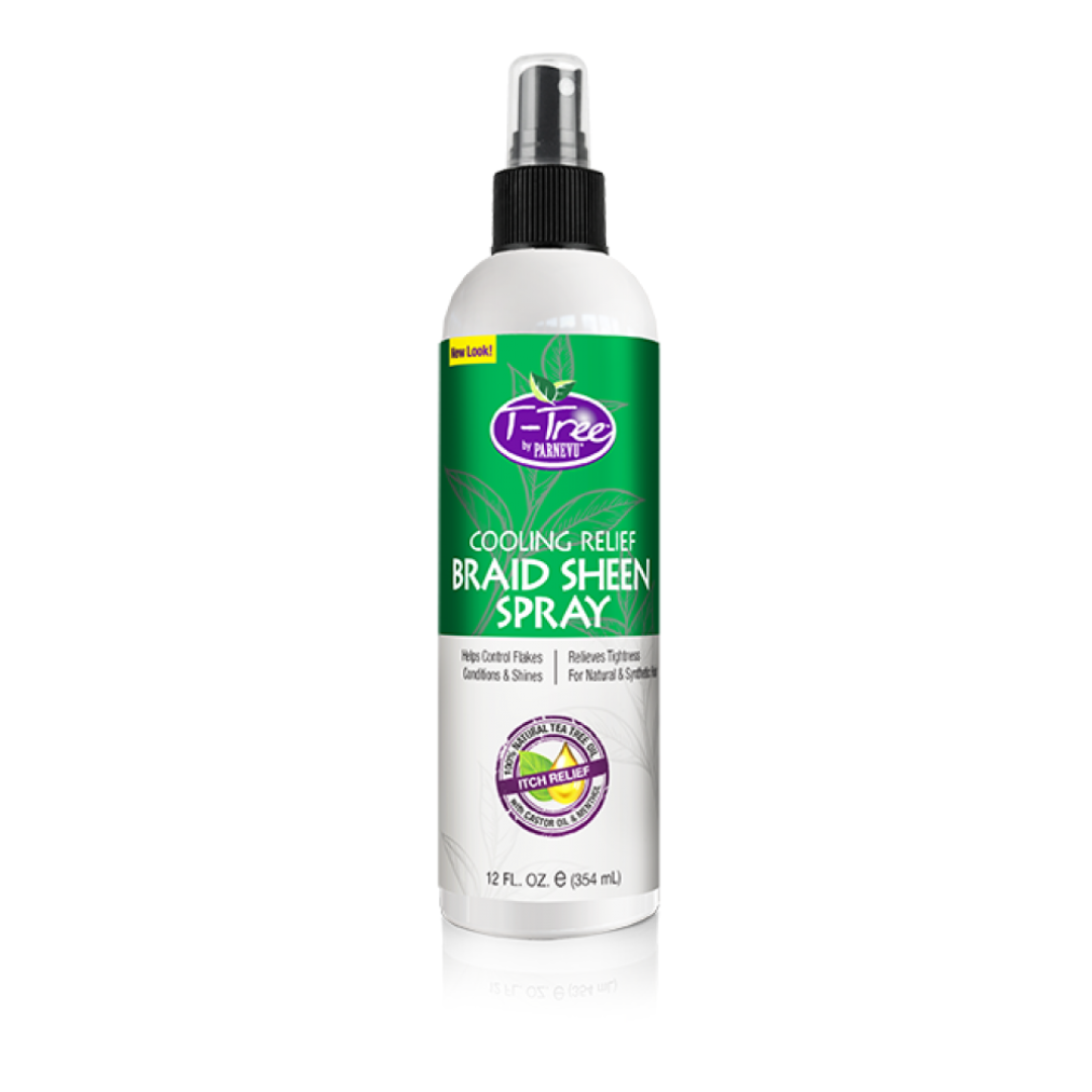PARNEVU T-Tree Braid Sheen Spray, 12 Ounce