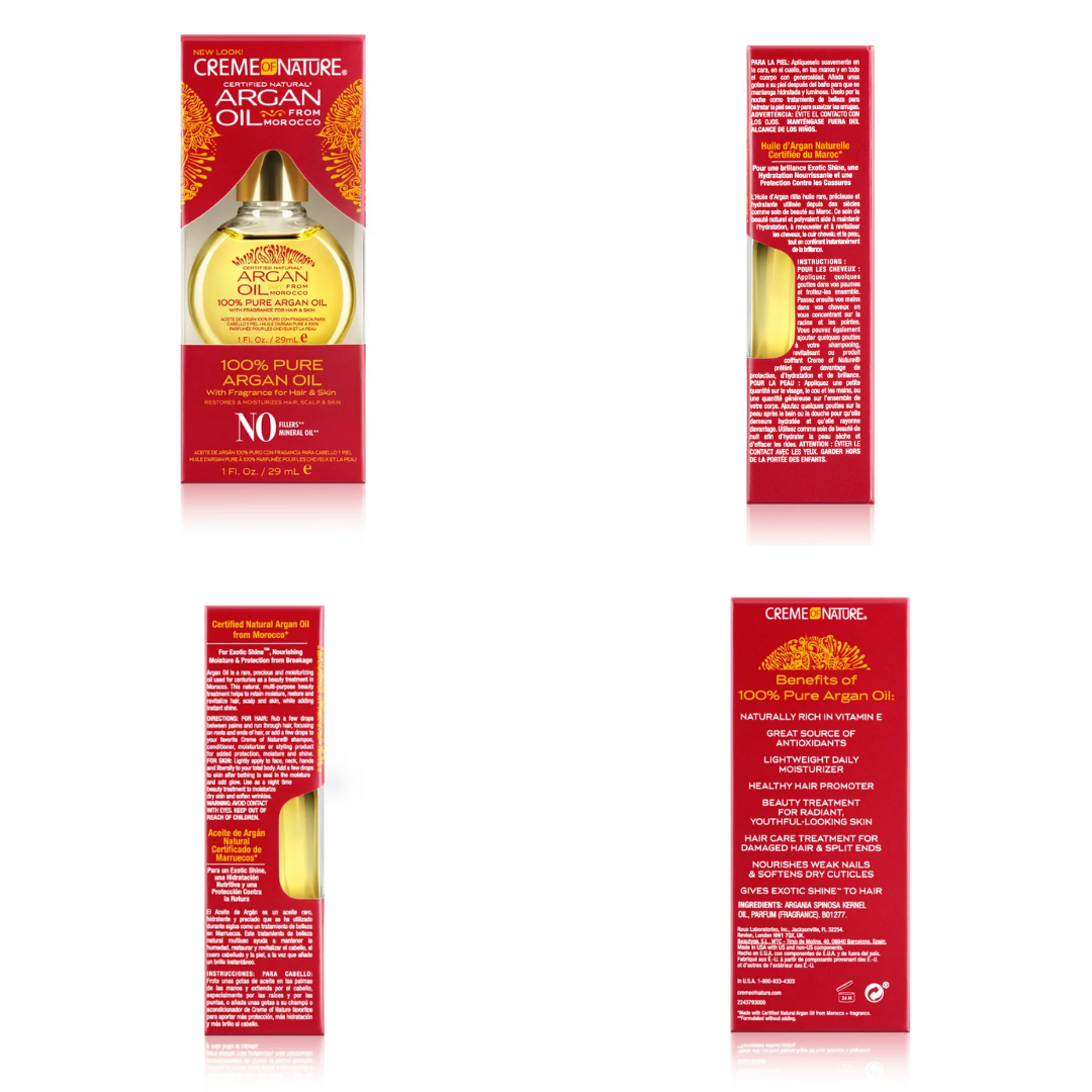 Creme of Nature - 100% PURE ARGAN OIL FROM MOROCCO 1 oz