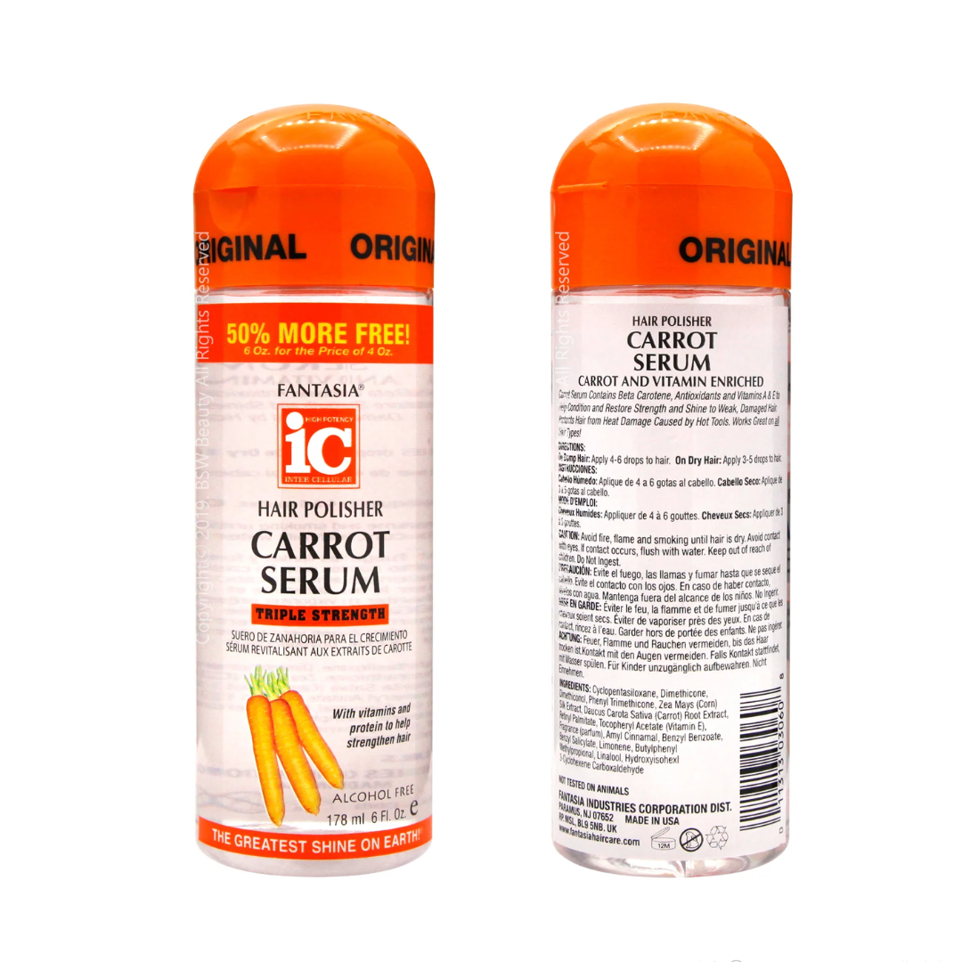 HAIR POLISHER CARROT SERUM TRIPLE STRENGTH 6oz