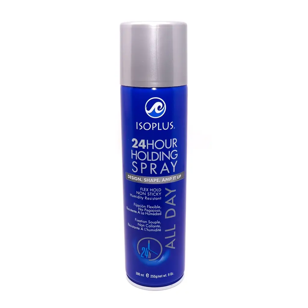 Isoplus 24 Hour Holding Spray Body Volume Shine Extra Hold Hair Styling, 9 oz