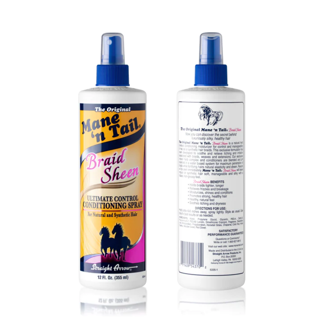 Mane 'n Tail, Braid Sheen Conditioning Spray, 12 Oz