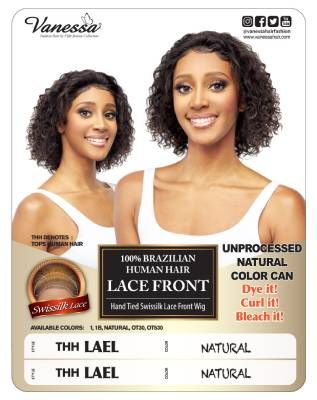 Vanessa Brazilian Human Hair
 Lace Front Wig- THH LAEL