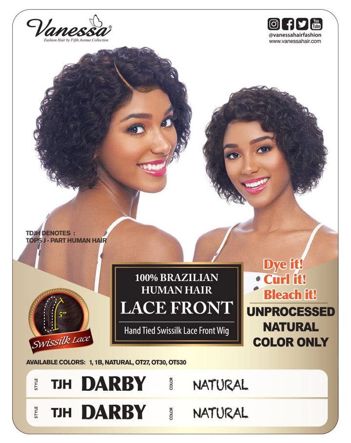 Vanessa Human Hair Wig Lace 
Front- TJH DARBY