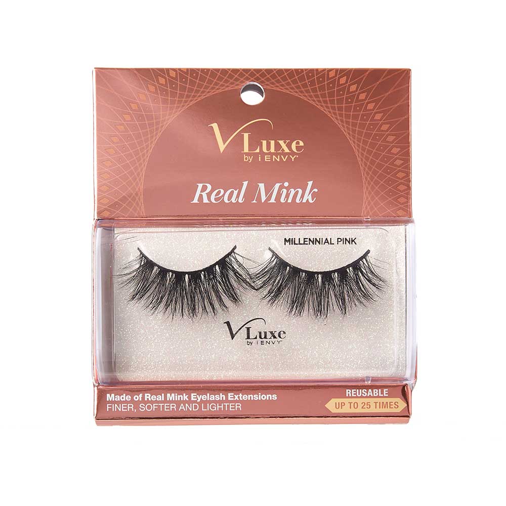 “V Luxe by I-ENVY - Finer, Softer, and Lighter Real Mink Eyelash Extensions