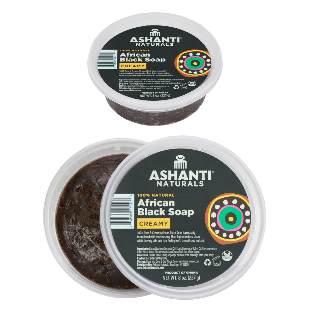 Ashanti Naturals Creamy 100% African Black Soap